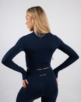 Încarcă imaginea în Gallery viewer, Inspire Crop Jacket | Navy Blue