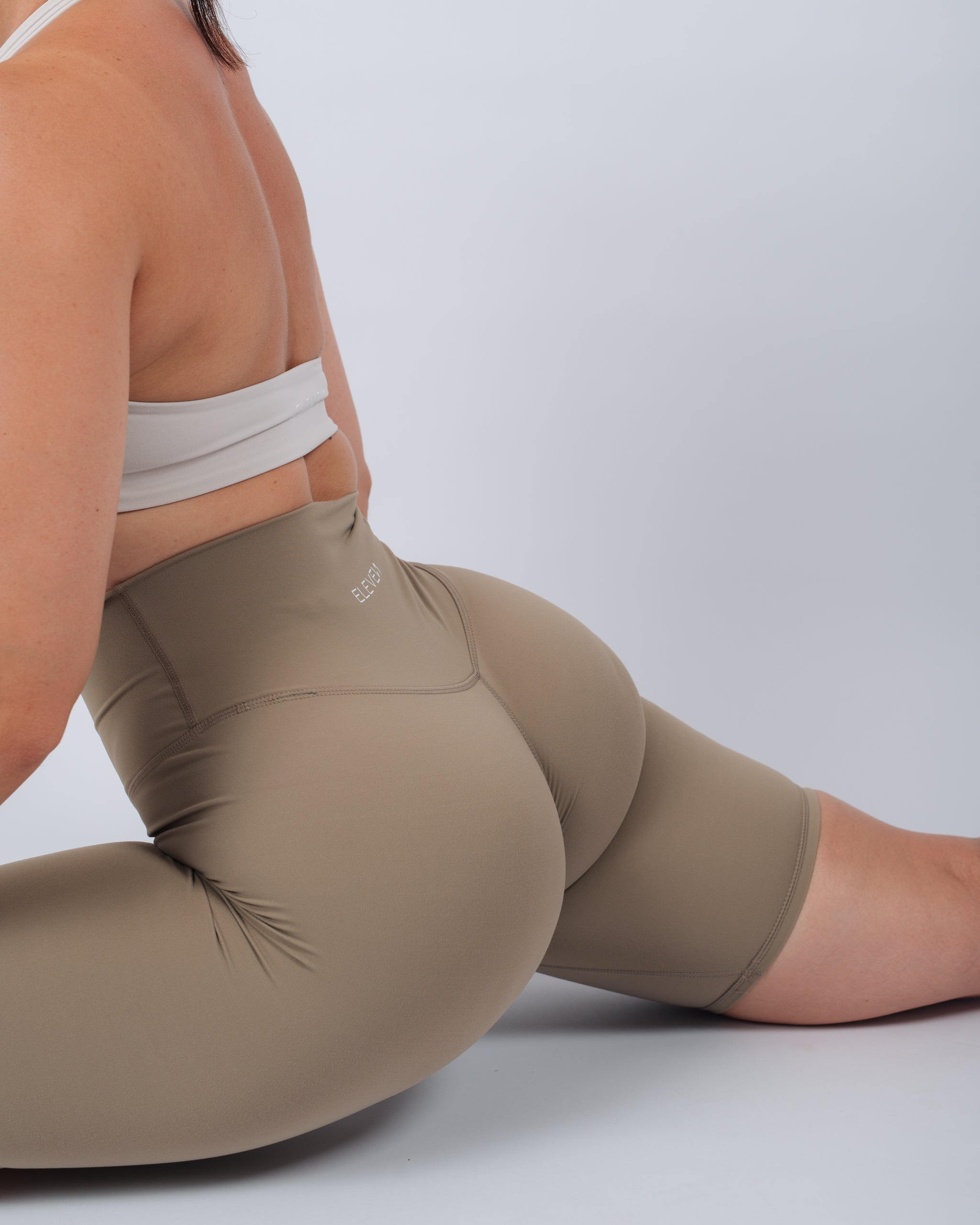 Inspire Biker Shorts | Sand Beige