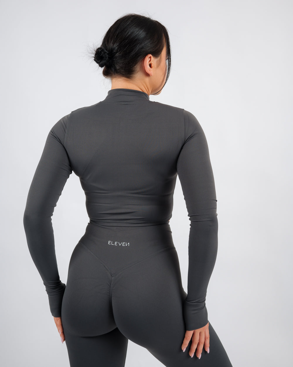 Inspire Crop Jacket | Shadow Gray