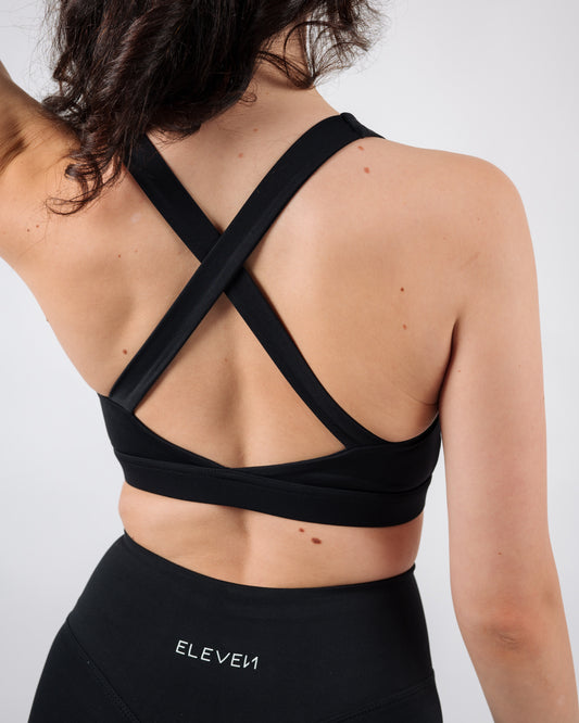 Inspire Square Bra | Black