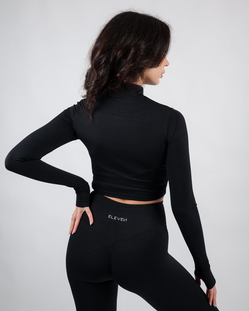 Inspire Crop Jacket | Black
