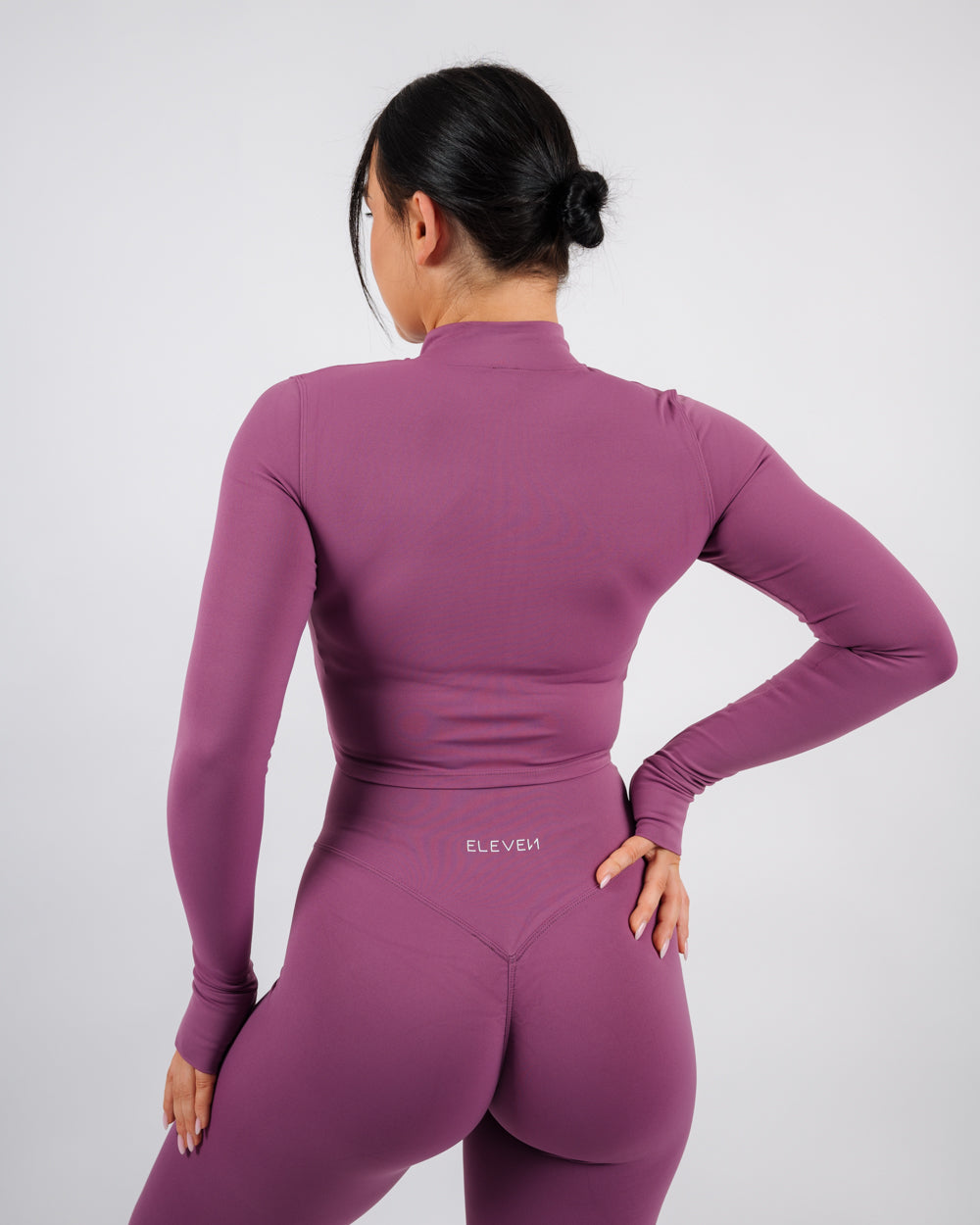 Inspire Crop Jacket | Raspberry Purple