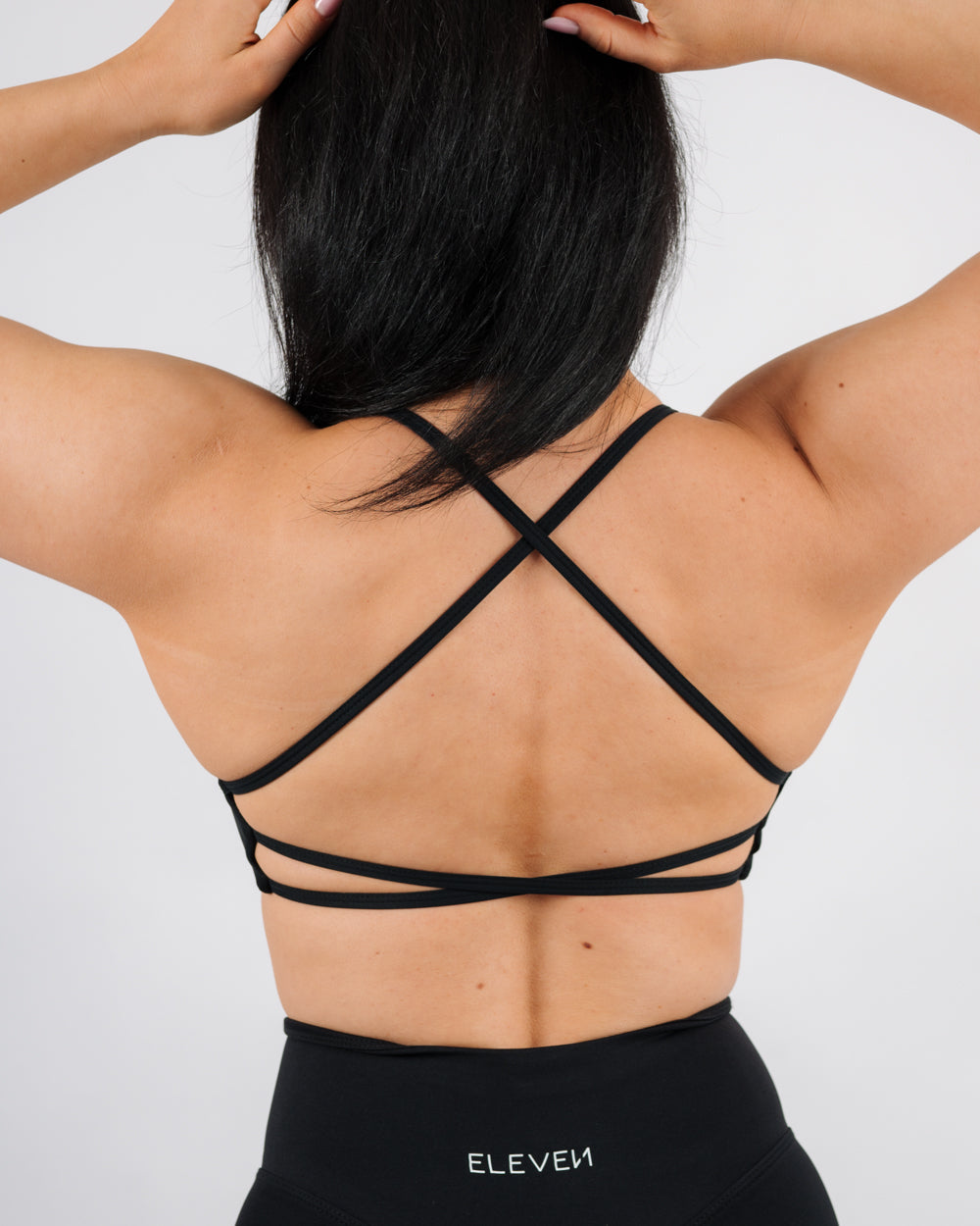 Inspire Criss Cross Bra | Black