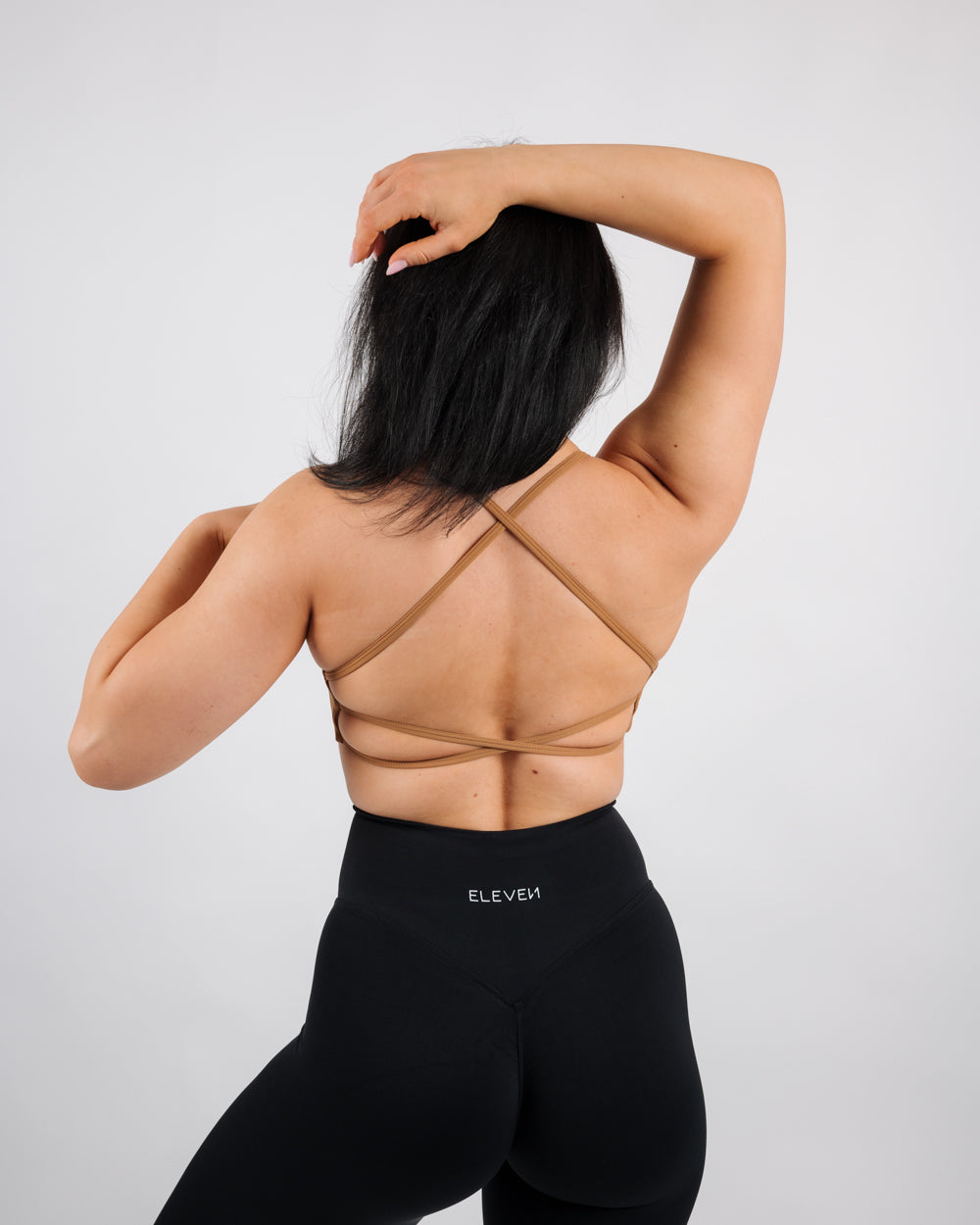 Inspire Criss Cross Bra | Bronzer