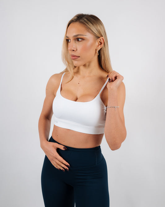 Inspire Bandeau Bra | White