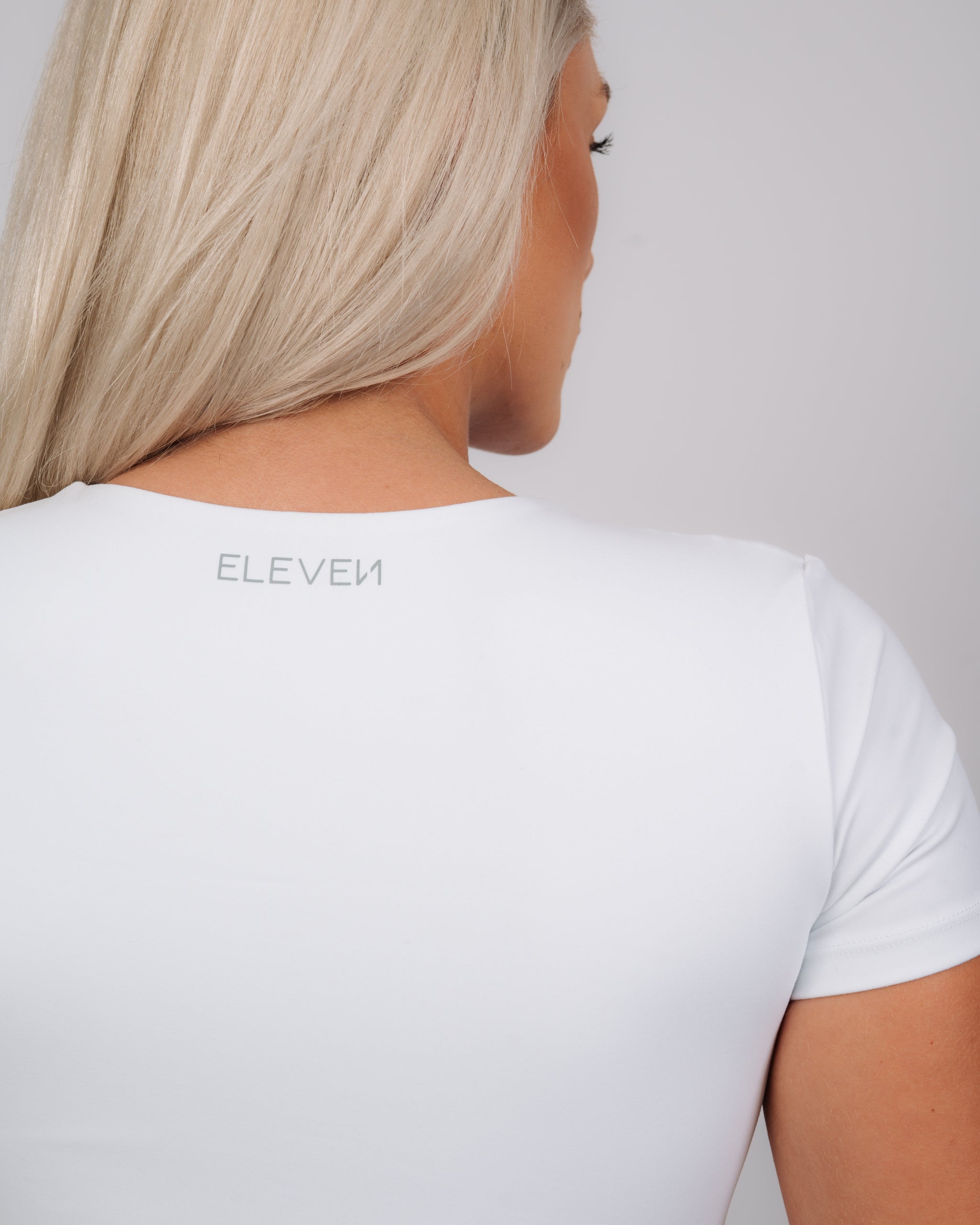 Inspire Twist Crop Top | White