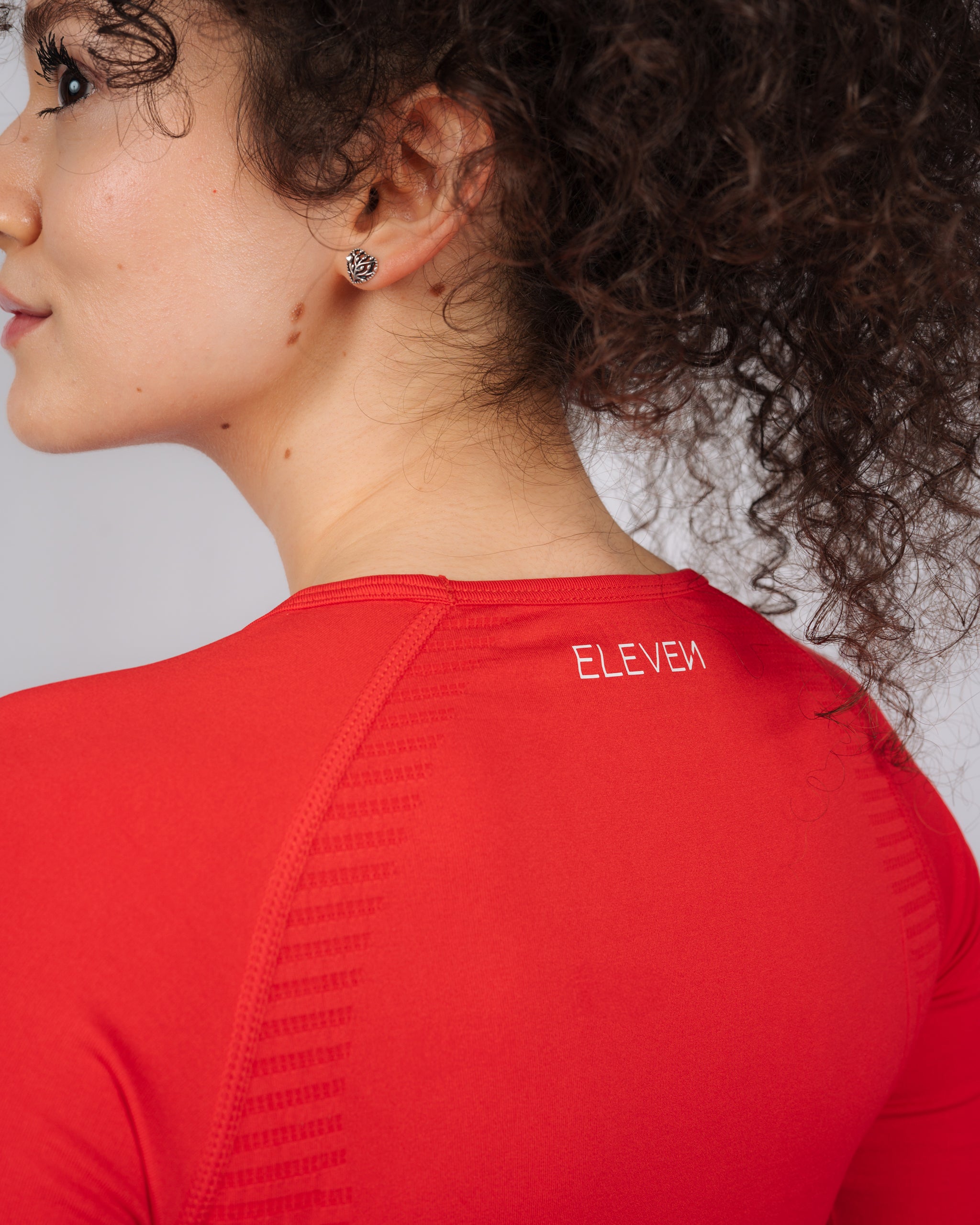 Define Long Sleeve Crop Top | Chilli Red