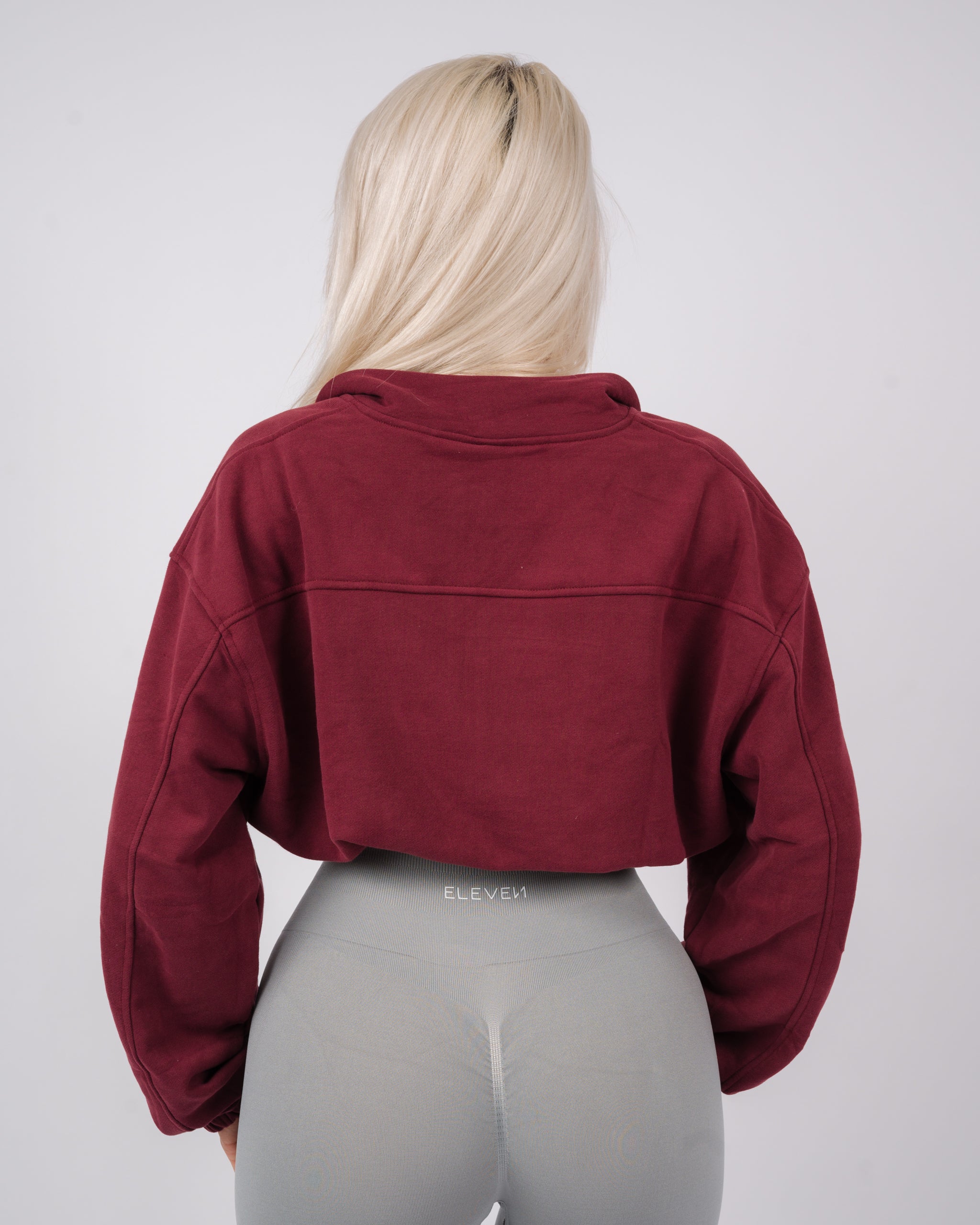 Define Crop Sweatshirt | Plum
