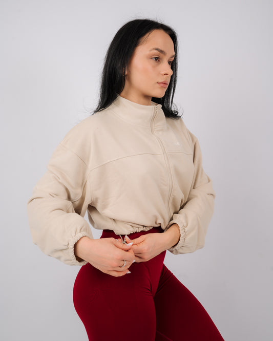 Define Crop Sweatshirt | Vanilla