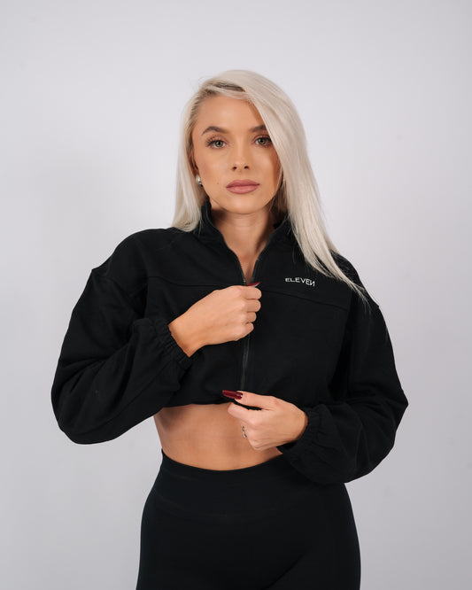 Define Crop Sweatshirt | Black