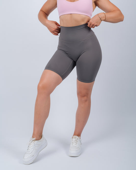 Inspire Biker Shorts | Ice Gray