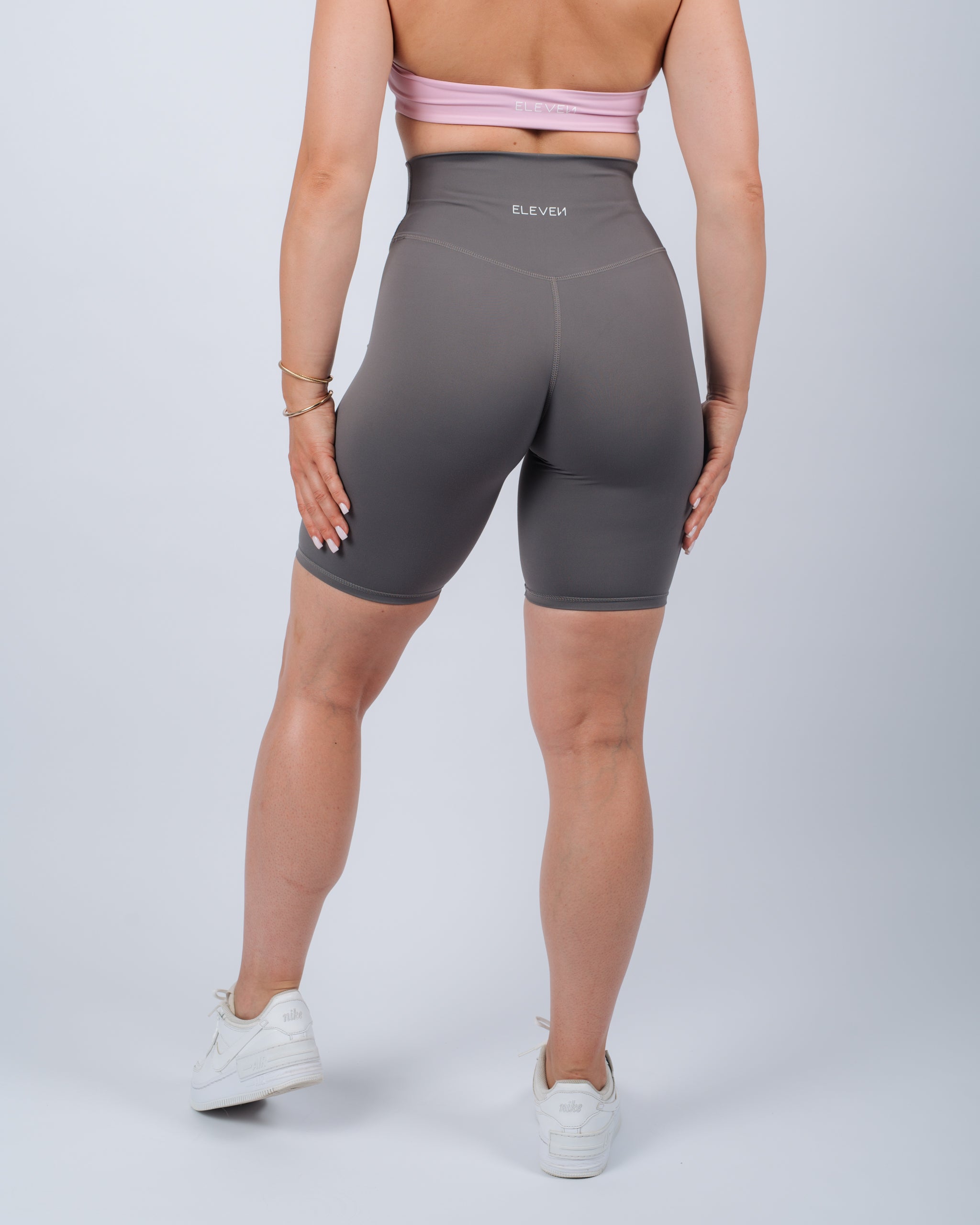 Inspire Biker Shorts | Ice Gray