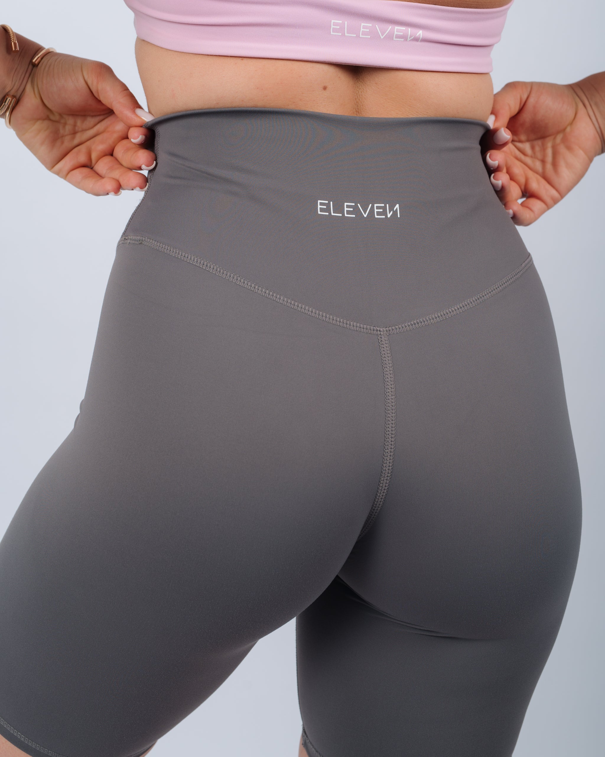 Inspire Biker Shorts | Ice Gray