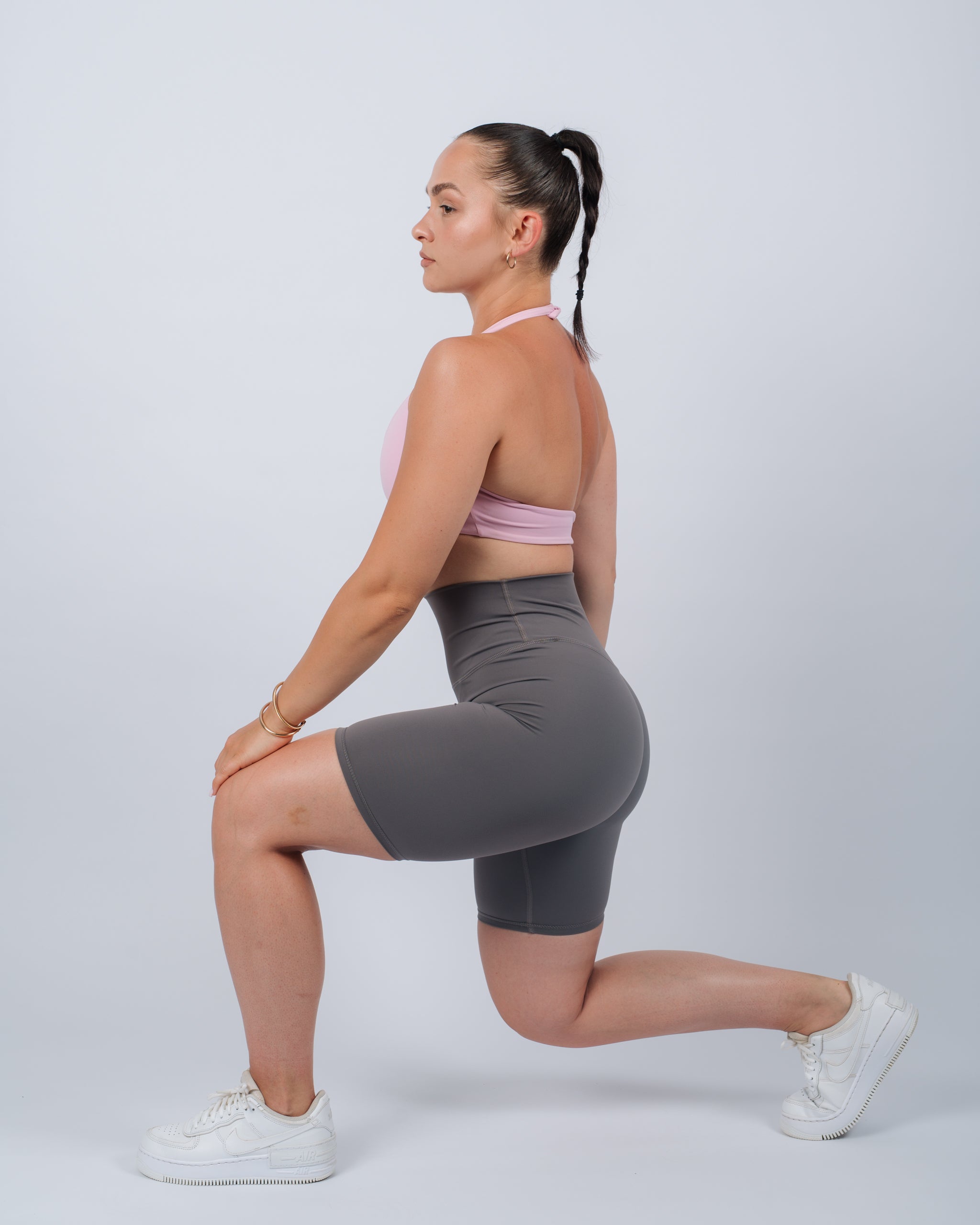 Inspire Biker Shorts | Ice Gray