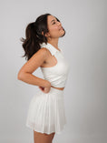 Încarcă imaginea în Gallery viewer, Game, Set, Match Pleated Skirt | White
