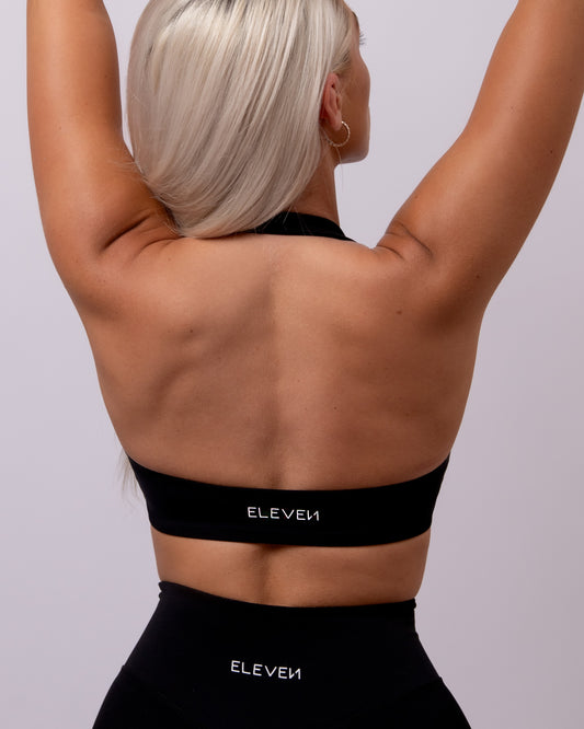 Inspire Halter Bra | Black